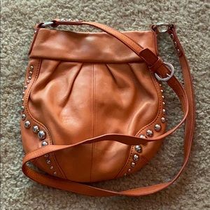 B Makowsky Orange Crossbody